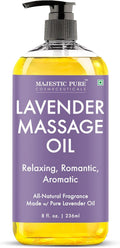 MAJESTIC PURE Lavender Massage Oil for Massage Therapy