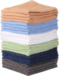 Towel and Linen Mart 100% Cotton - 24 Pack Wash Cloth Set
