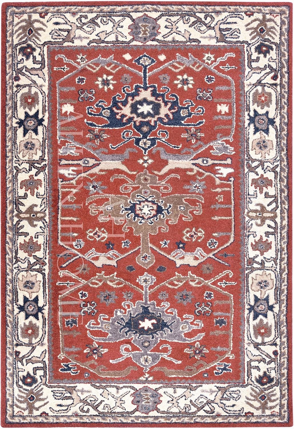 Handmade Traditional Wool Area Rugs by Allen 9' x 12'