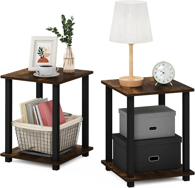 Furinno SIMPLISTIC Side Table Set of 2