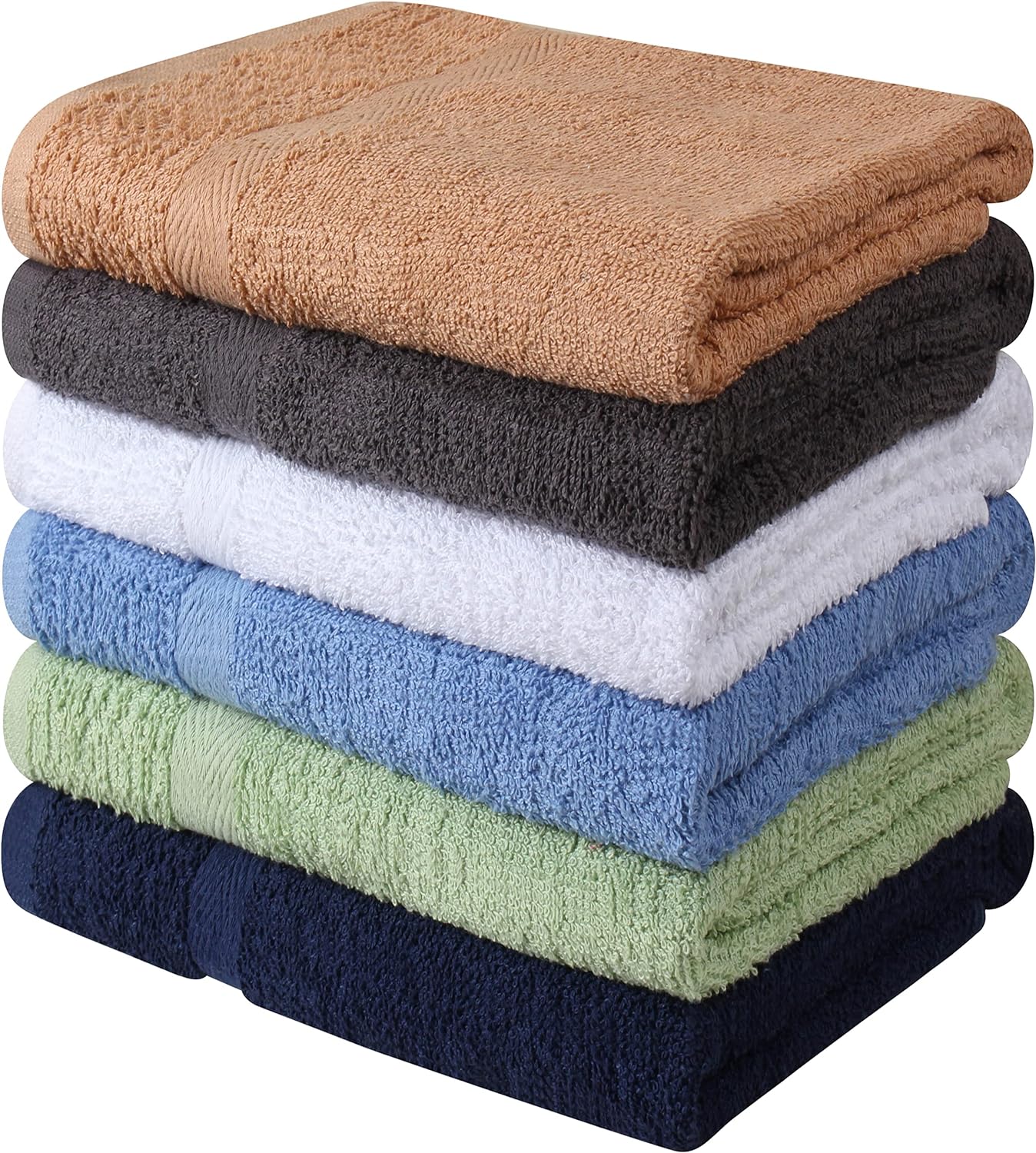 Towel and Linen Maet 100% Cotton 6 Pack Bath Towel Set