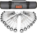 GRENPRO Ratcheting Wrench Set, Combination Wrench Set, 22-Piece