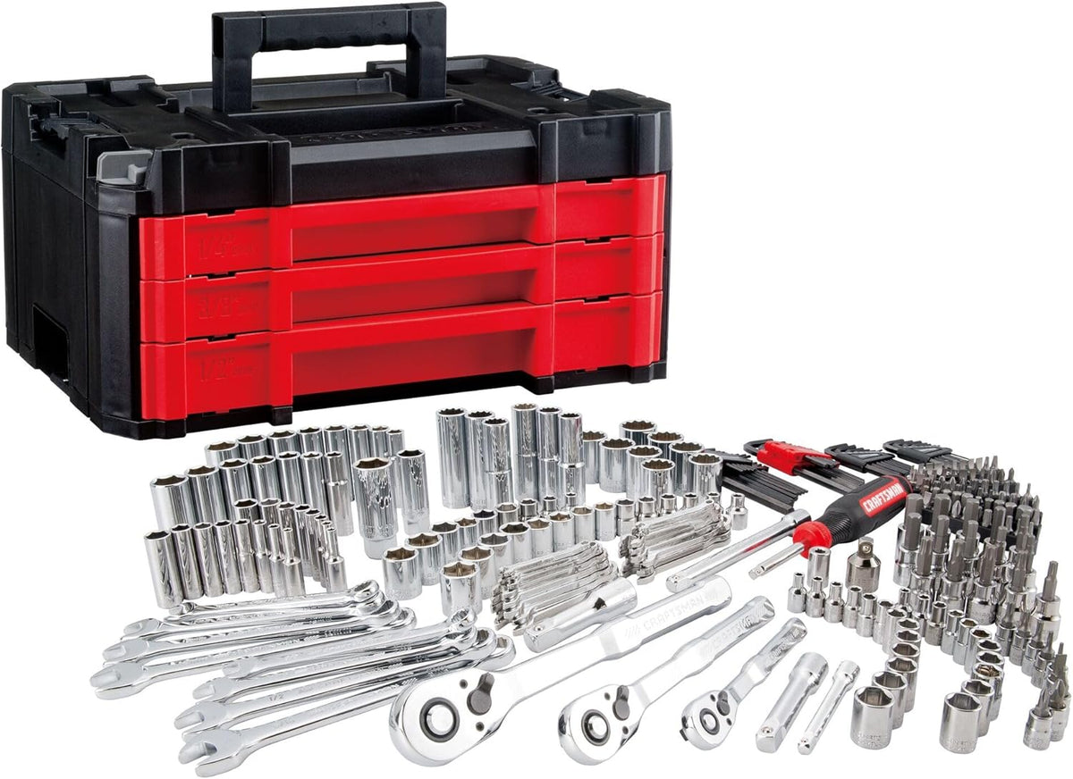 Craftsman 262-Piece Mechanic Tool Set with 3-Drawer VERSASTACK Box