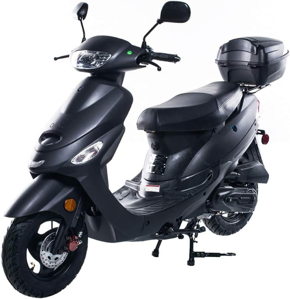 HHH 49cc 50cc Scooter Gas Fully Automatic Street Scooter Moped Vino 50