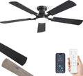 ZMISHIBO 52 Inch Ceiling Fan with Light, APP & with Remote Control