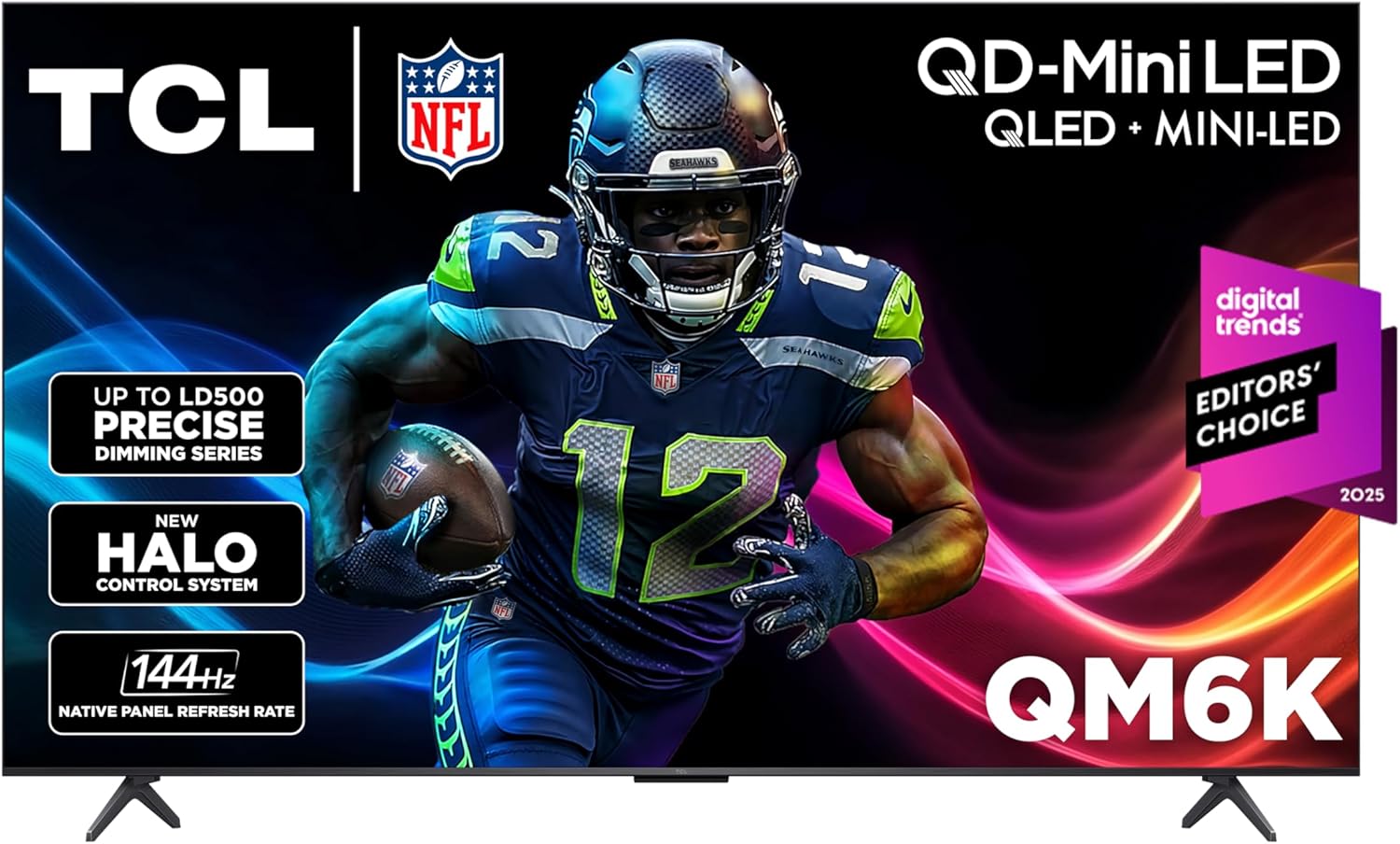 TCL 55 Inch Class QM6K Series Mini LED QLED 4K HDR  55AM6K, Latest Model